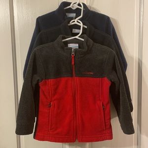 3T Columbia Fleece Jackets (set of 3)